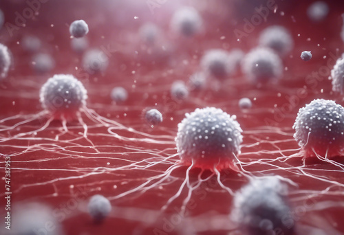Immune white blood cell eliminating virus pathogen