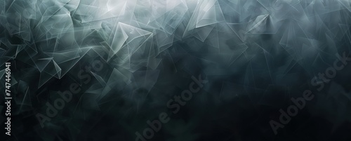 dark geometrical background, in the style of minimalist sets, smokey background
