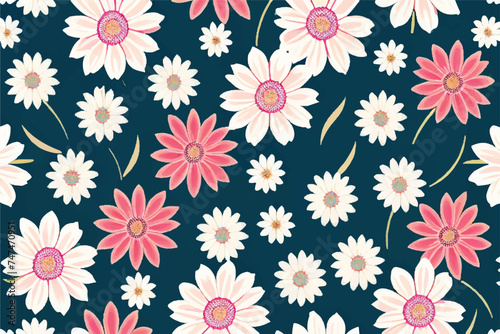 Beautiful Floral background. Abstract Floral art. Beautiful vintage floral pattern art and design. Abstract flower art illustration. vector illustration. Seamless pattern. Vector flowers pattern.