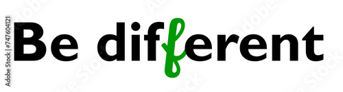 Be different design png