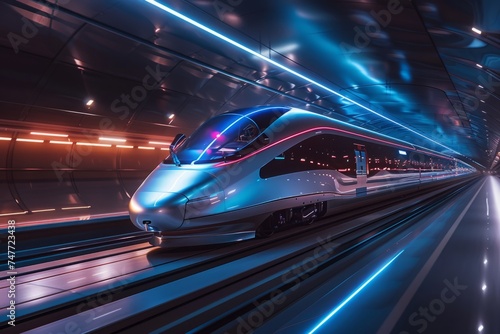Future modes of transportation featuring high speed underground tunnels