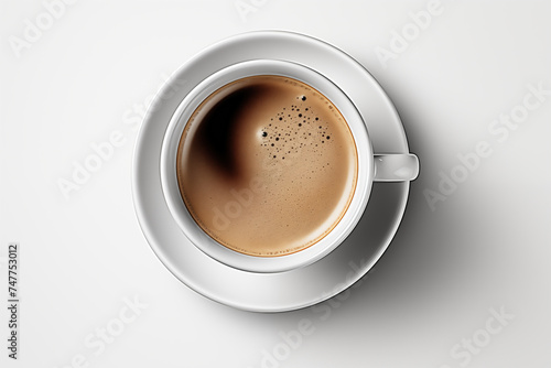 Coffee isolated on white background.