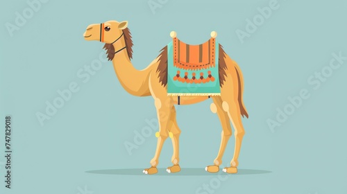 A camel is a large, even-toed ungulate with a distinctive hump on its back.