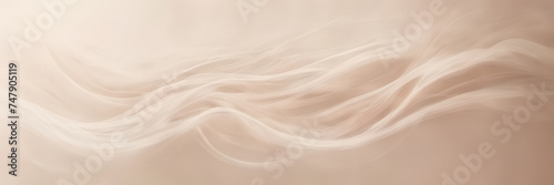 Abstract depiction of sinuous smoke trails in shades of ivory and blush against a backdrop of misty, ethereal light.