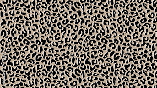 Leopard skin fur texture brown background 