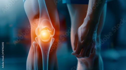 Anterior cruciate ligament (ACL) is a ligament in the center of the knee that prevents the shin bone (tibia) from moving forward on the thigh bone (femur)