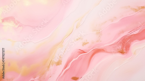 Tło abstrakcyjne olej na płótnie malowany farbami różowym i złotym odcieniem. Tekstura plamy.
