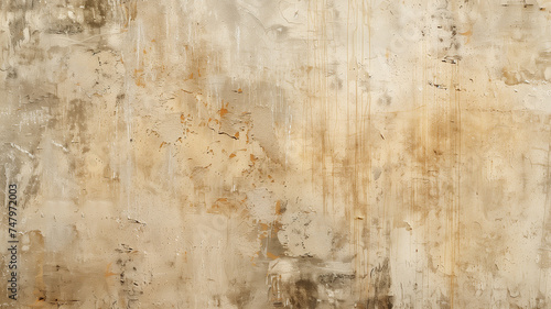 Background with vintage beige canvas texture in muted style.