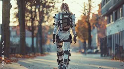 Robotic exoskeletons for enhanced mobility techn