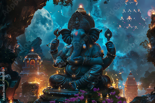 the Indian god Ganesha 