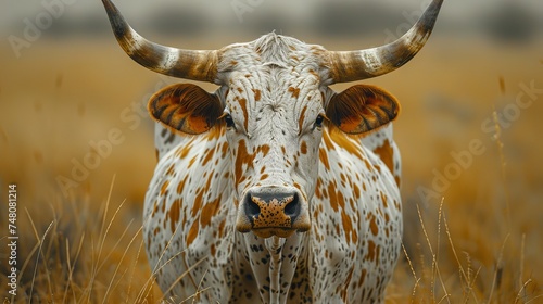 A Watusi cow of African origin