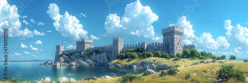 Smederevo Serbia July 24 Fortress One, Background Banner HD