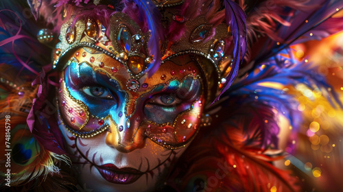 A chance to indulge in the decadence and extravagance of the carnival with elaborate parties and parades.