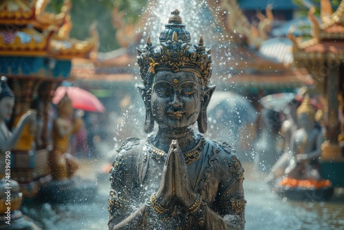 Songkran Day in the future world