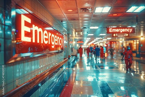 Emergency room in the hospital