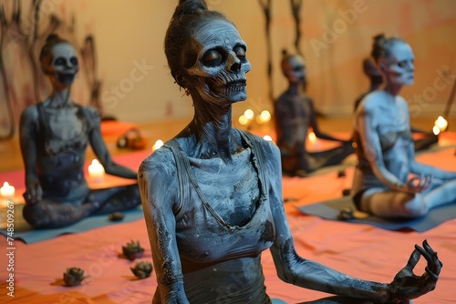 Zombies tranquility in a yoga class an undead quest for inner peace