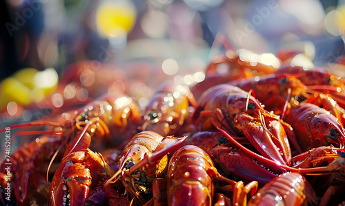 food View of cooked crawfish