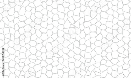 Pebble mosaic texture. Seamless stone pattern