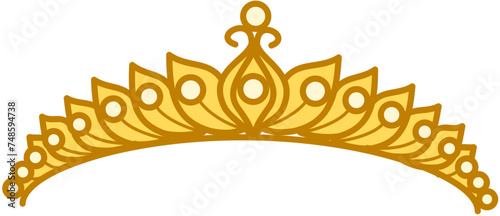 Jewelry crown doodle queen