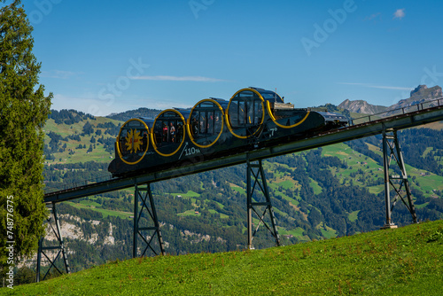 Schwyz–Stoos funicular is the steepest funicular in the world, Switzerland.