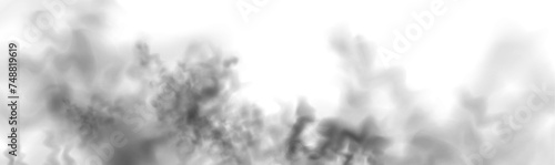  Smoking, smog swirl and isolated with smoker art from cigarette or pollution with graphic space for incense creativity. PNG 