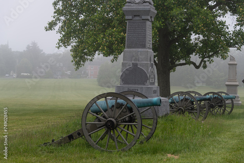 12 pounder bronze smooth bore, Napoleon Model 1857 at Gettysburg National Military Park, Pennsylvania.