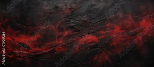 A dark textured background featuring charcoal with streaks of vibrant red, creating a dynamic and intense visual contrast.