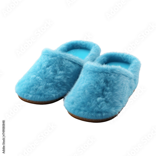 Slippers isolated on transparent background