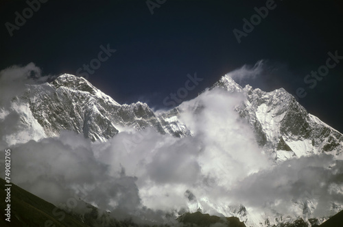 Nuptse and Lhotse, near Everest