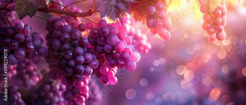 Bunch of Grapes Hanging From a Tree