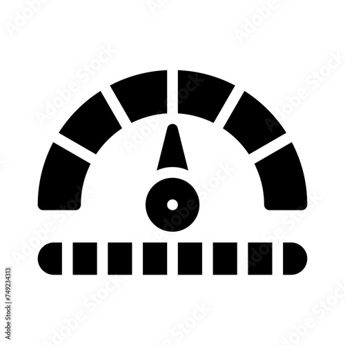 bandwidth glyph icon