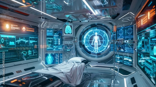 Hospital room for future surgery