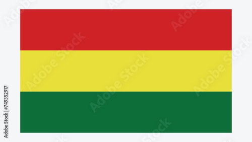 BOLIVIA Flag with Original color