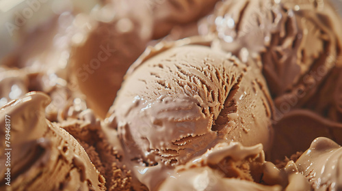 vegetarian ice cream close up