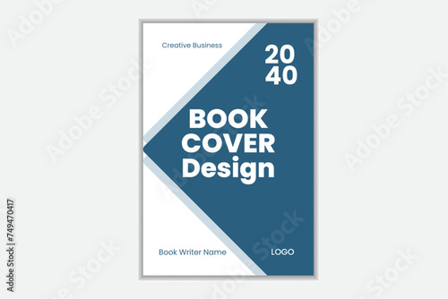 corporate unique modern new advertisement creative book cover deign vector template.