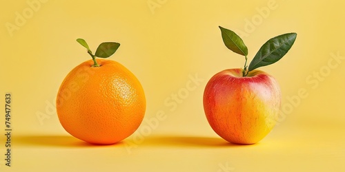 Comparing apples to oranges - an apple and an orange