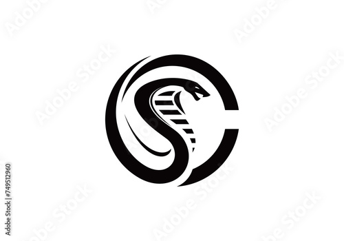 modern logo of Cobra, Great combination of Cobra symbol with letter C as initial of Cobra itself.