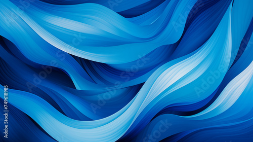Fondo de pantalla azul con efecto de ondas. Creado con IA