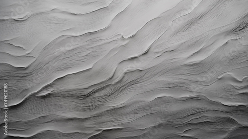 Pared de cemento gris texturizada con efecto de líneas onduladas. Creado con IA