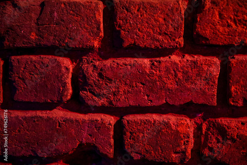 Stary mur z czerwonej cegły vintage
