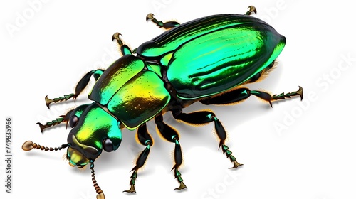 animal green june beetle bug insect grub coleopteran fly entomology animal transparent background cutout