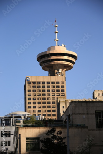 Vancouver lookout building on a sunny day