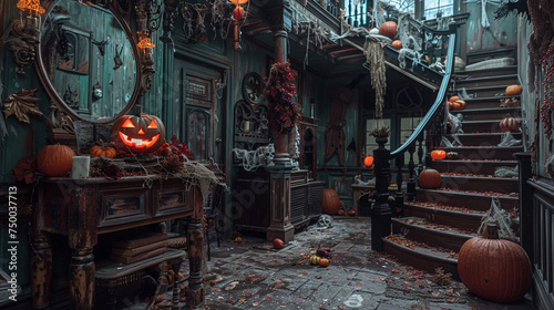 Transform your home into a haunted haven, where every corner hides a spooky surprise, inviting thrill-seekers into your own Halloween realm.