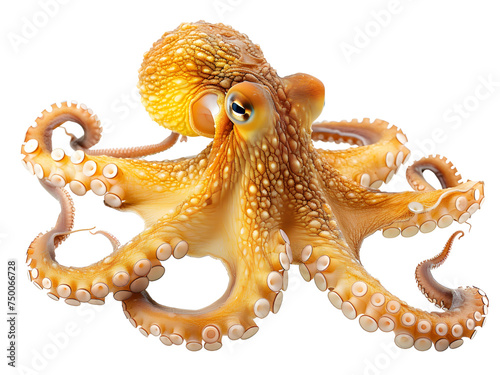 octopus is a cephalopod of the Octopodidae family at sea