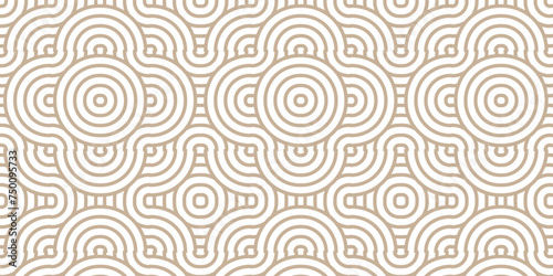  Minimal diamond geometric waves spiral pattern and abstract circle wave line. brown seamless tile stripe geomatics create retro square line backdrop pattern background. Overlapping Pattern.