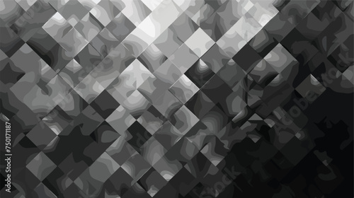 Dark Silver Gray vector abstract mosaic template