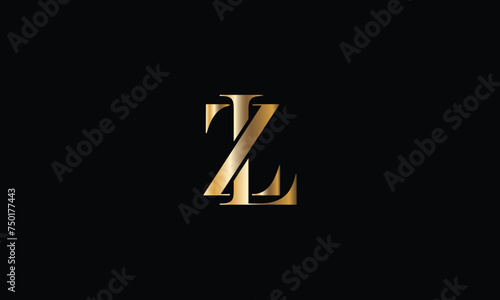 ZL, LZ,Z , L, Abstract Letters Logo Monogram