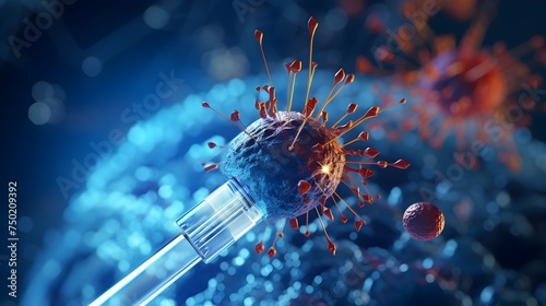 Photo-Realistic Virus and Cancer Vectors in Medical Research