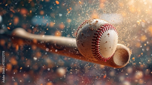 Energetic baseball: fast and slow pitch, teamwork, sportsmanship, entertainment with bat, ball, and glove in a thrilling outdoor team sport experience
