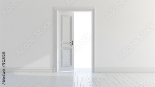 white Wooden Door